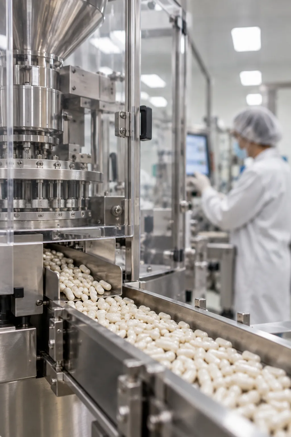 Inside Laboratoire CEVRAI food supplement manufacturing facility